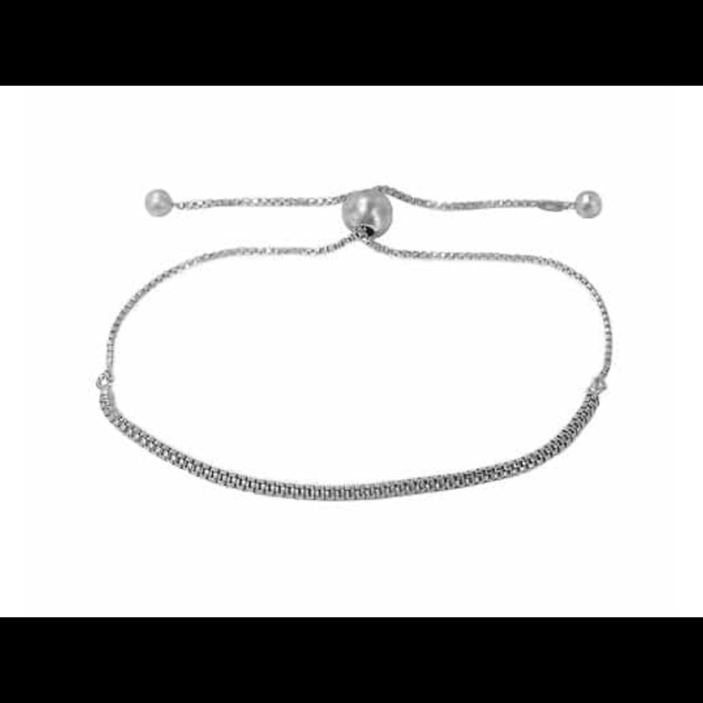 Sterling silver mesh bracelet